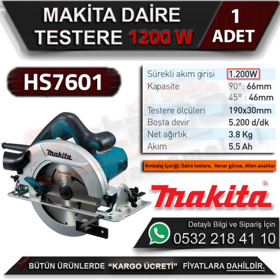 Makita HS7601 Daire Testere 1200 W, Makita HS7601