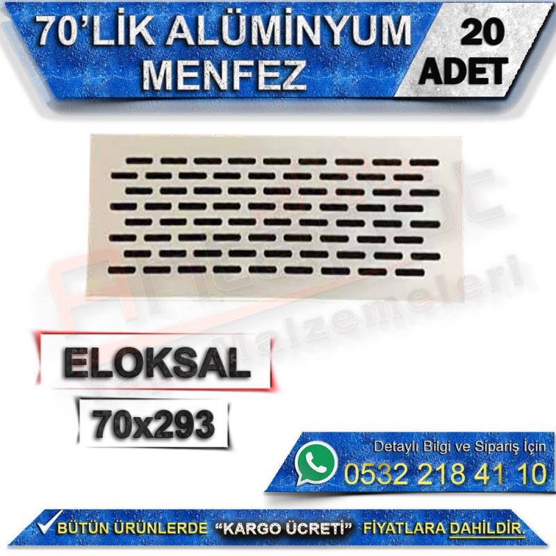 70’Lik Aluminyum Menfez 70X293 (20 Adet)