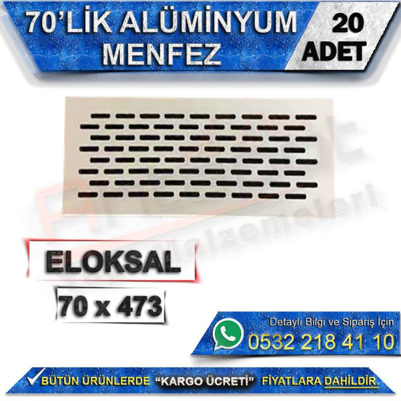 70’Lik Aluminyum Menfez 70X473 (20 Adet)