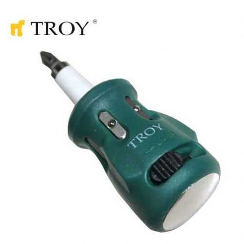 Troy 22004 Bits Uçlu Topaç Tornavida Seti (1 Adet)