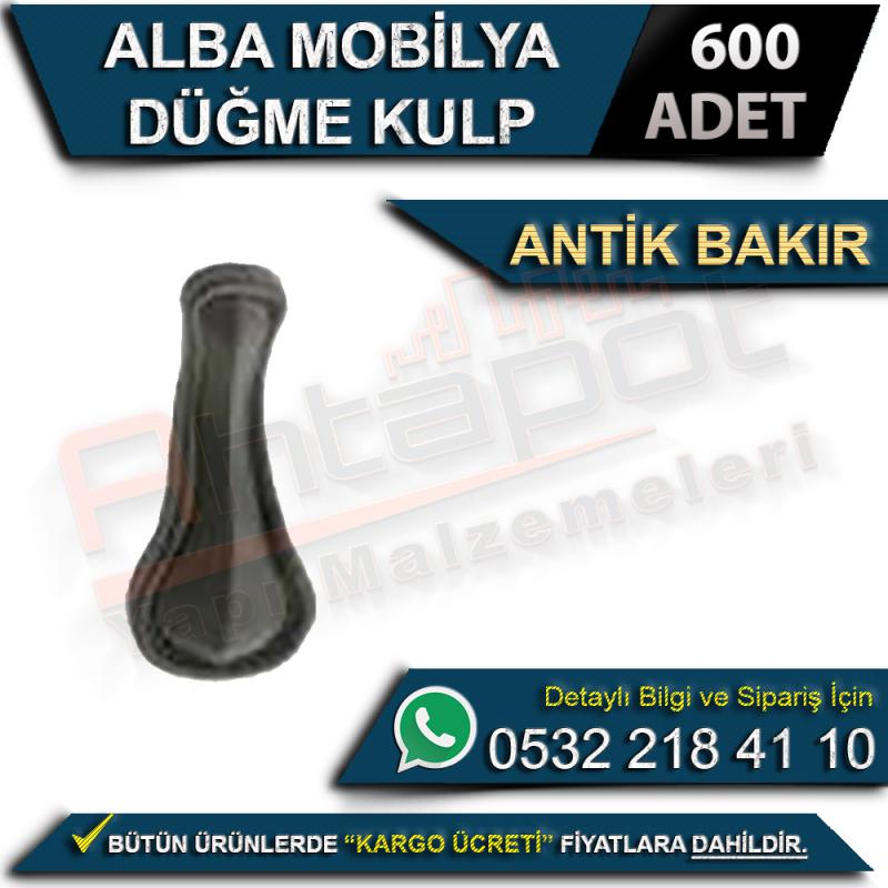Alba Mobilya Düğme Kulp Antik Bakır (600 Adet)