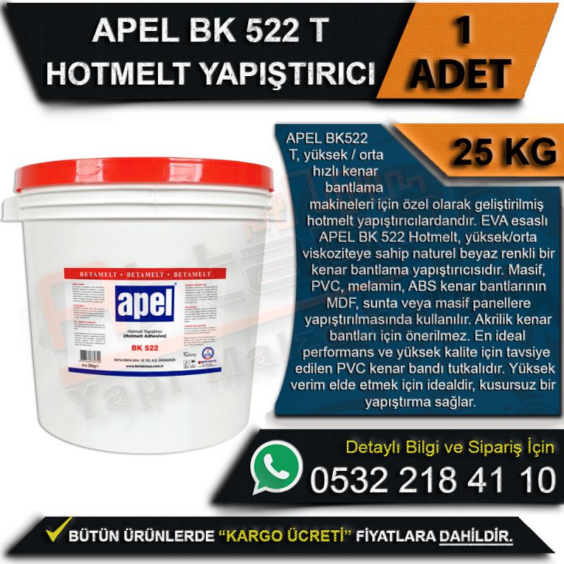 Apel BK 522 T Hotmelt Yapıştırıcı Kova 25 Kg (1 Adet)