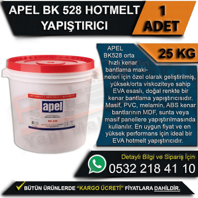 Apel BK 528 Hotmelt Yapıştırıcı Kova 25 Kg (1 Adet)