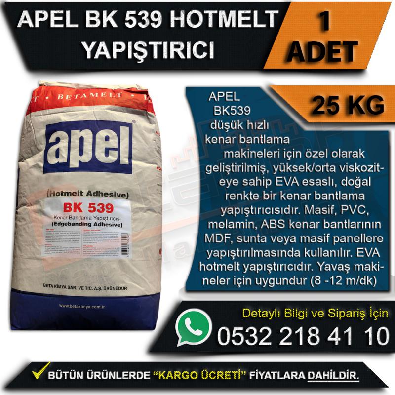 Apel BK 539 Hotmelt Yapıştırıcı Kraft 25 Kg (1 Adet)