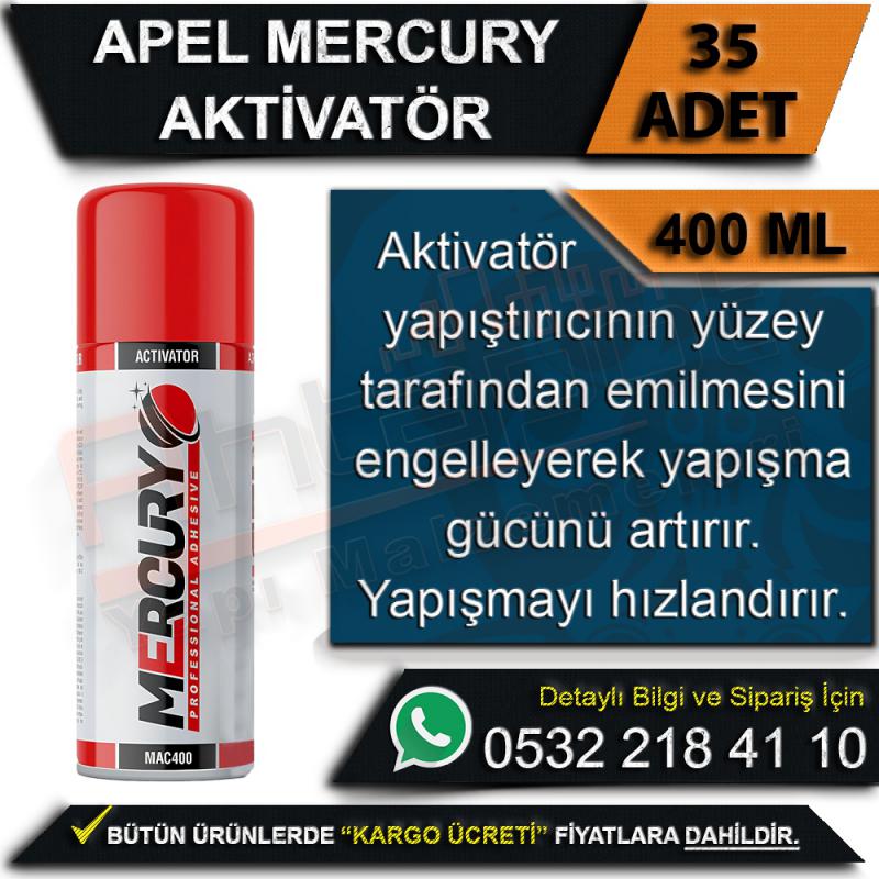 Apel Mercury Hızlı Yapıştırıcı Aktivatör Sprey 400 Ml (35 Adet)