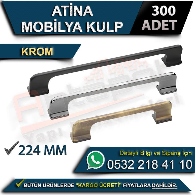 Atina Mobilya Kulp 224 Mm Krom (300 Adet)