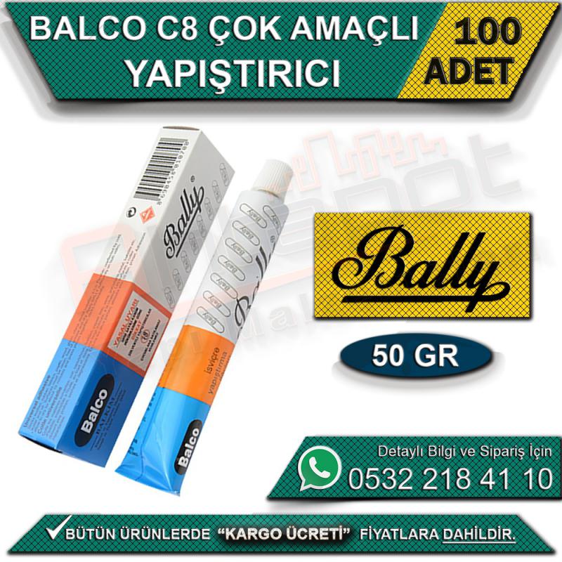 Bally Balco C8 Çok Amaçlı Yapıştırıcı 50 Gr Tüp (100 Adet)