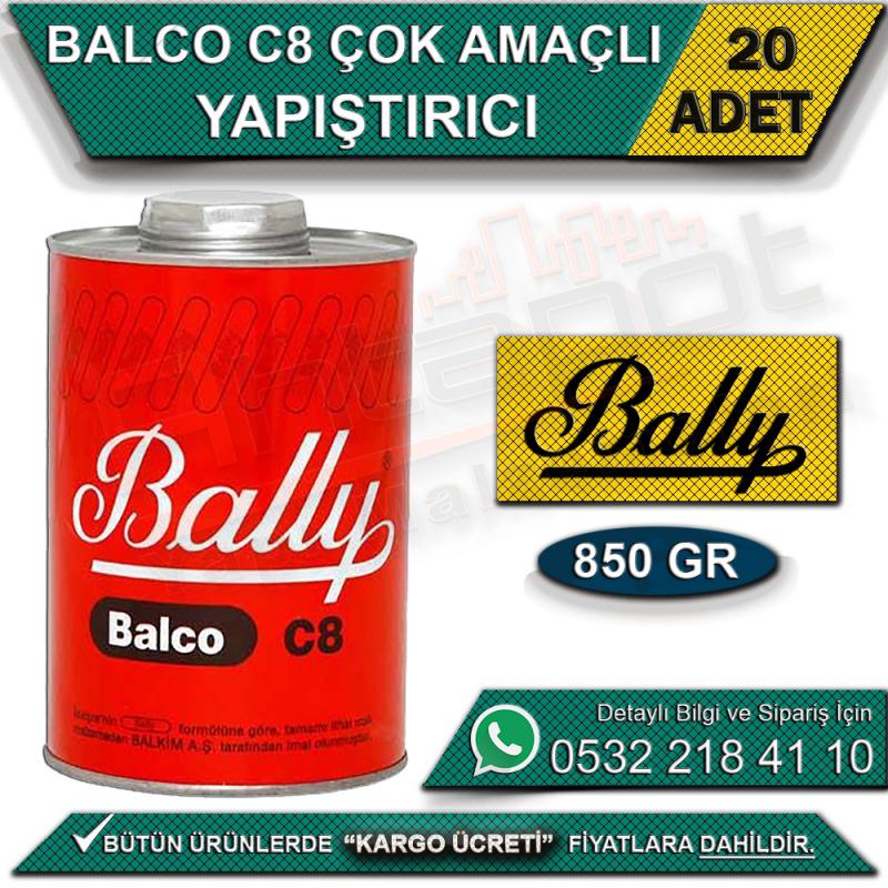 Bally Balco C8 Çok Amaçlı Yapıştırıcı 850 Gr (20 Adet)