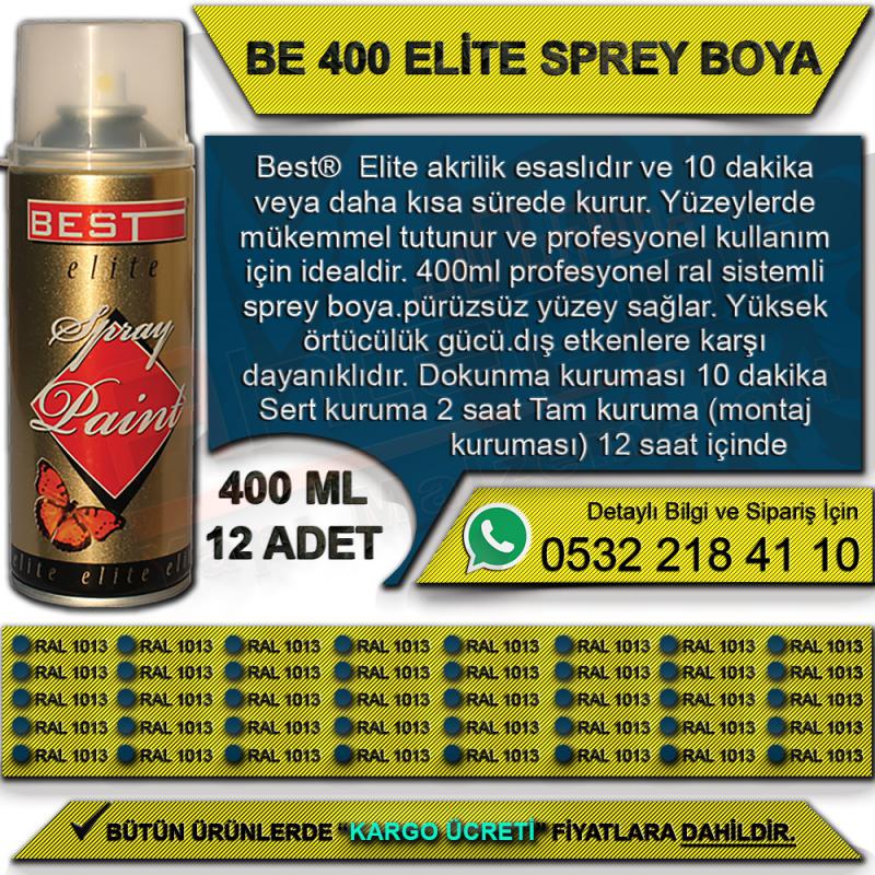 Best Elite Sprey Boya Be-400 (Ral 9016) 400 Ml (12 Adet)