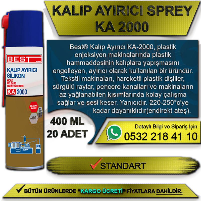 Best Kalıp Ayırıcı Sprey Ka-2000 (20 Adet)