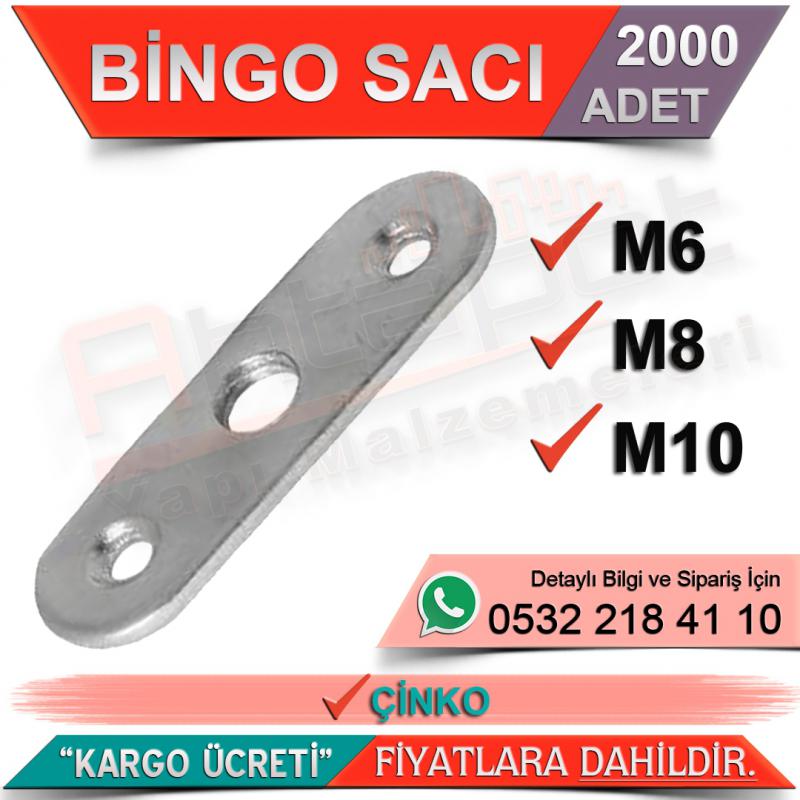 Bingo Sacı M8 Çinko (2000 Adet)