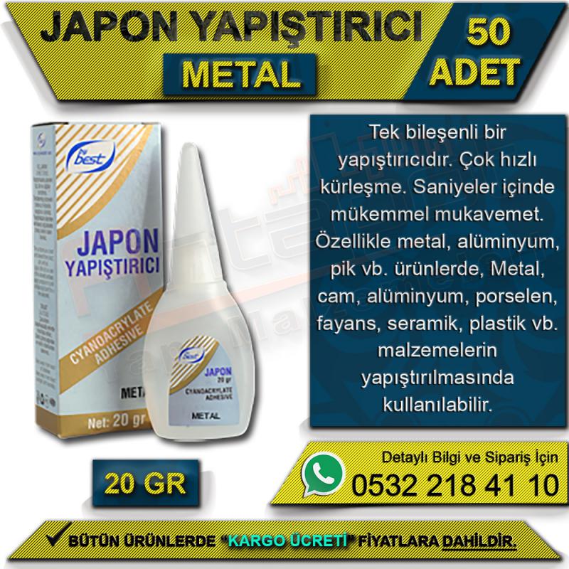 Bybest Japon Yapıştırıcı (20 Gr) Metal (50 Adet)