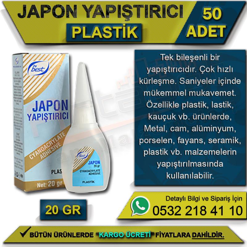 Bybest Japon Yapıştırıcı (20 Gr) Plastik (50 Adet)