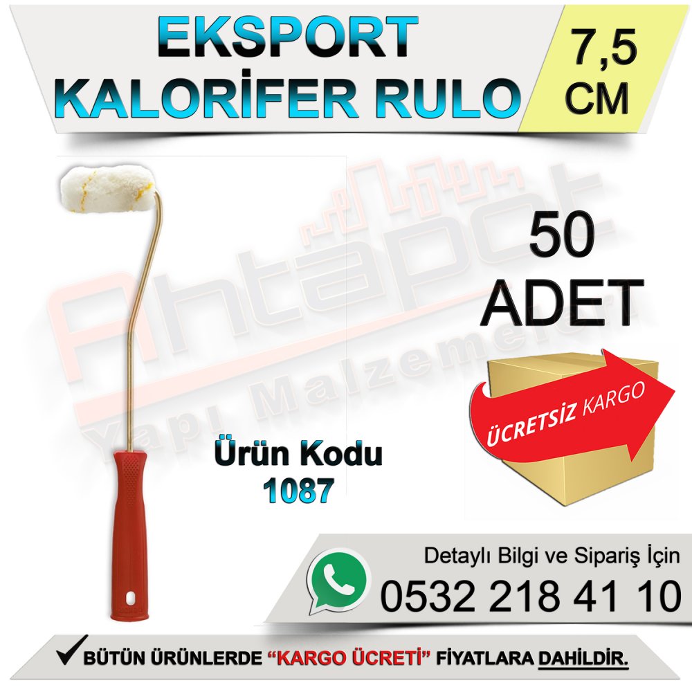 Dekor 1087 Kalorifer Rulo 7,5 Cm (50 Adet)