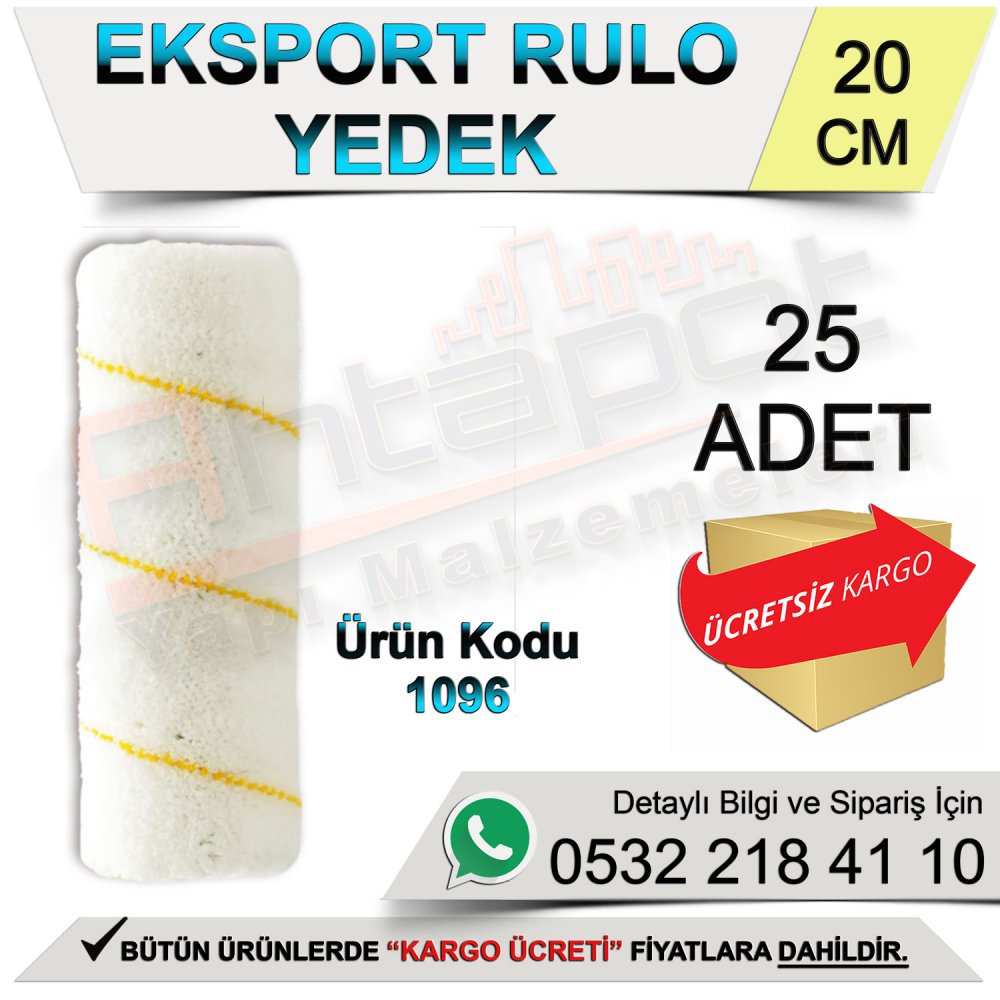 Dekor 1096 Eksport Rulo Yedek 20 Cm (25 Adet)