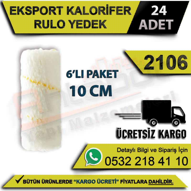 Dekor 2106 Eksport Kalorifer Rulo Yedek 10 Cm 6’lı Paket (24 Adet)