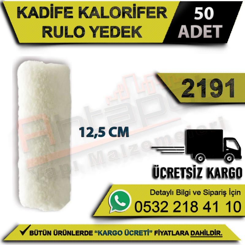 Dekor 2191 Kadife Kalorifer Rulo Yedek 12,5 Cm (50 Adet)