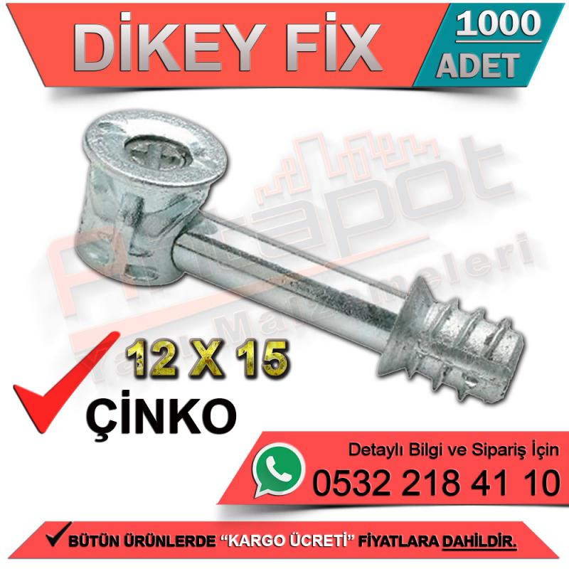 Dikey Fix 12x15 Çinko (1000 Adet)
