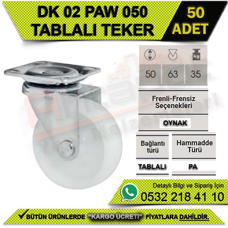 DK 02 PAW 050 TABLALI TEKER (50 ADET)