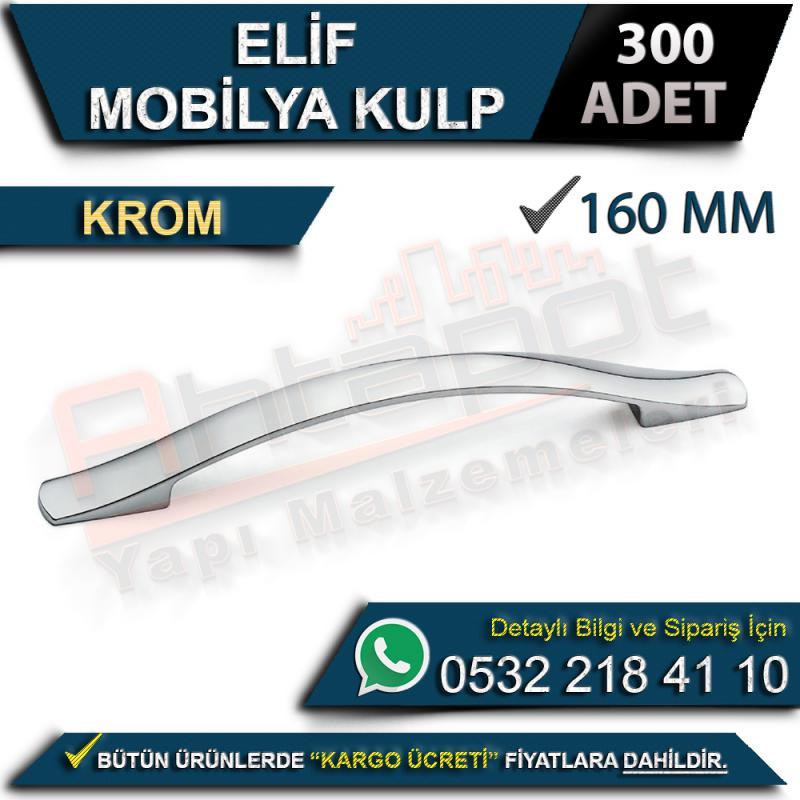 Elif Mobilya Kulp 160 Mm Krom (300 Adet)