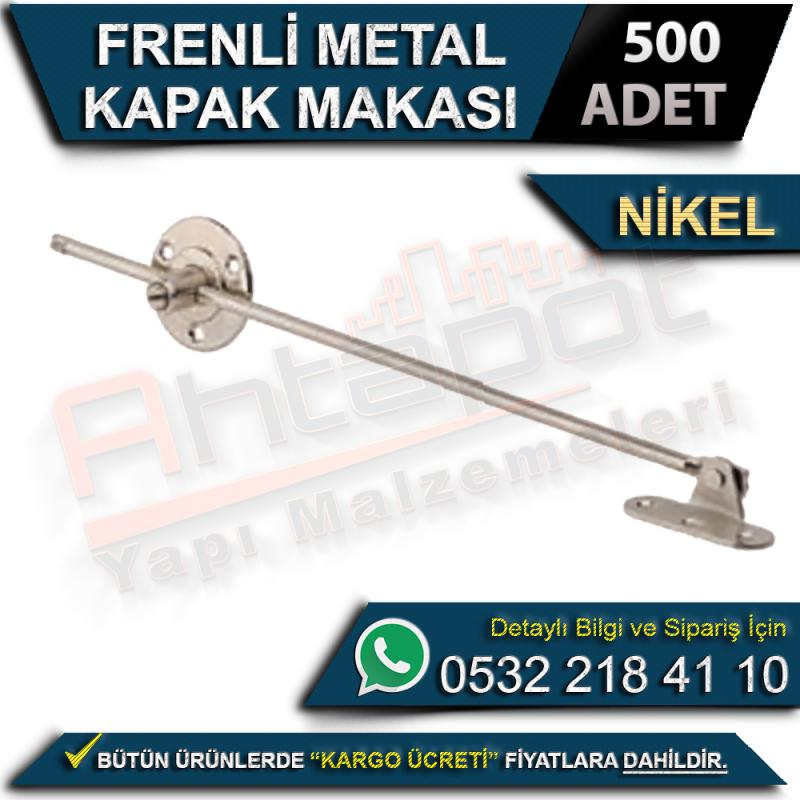 Frenli Metal Kapak Makası Nikel (500 Adet)