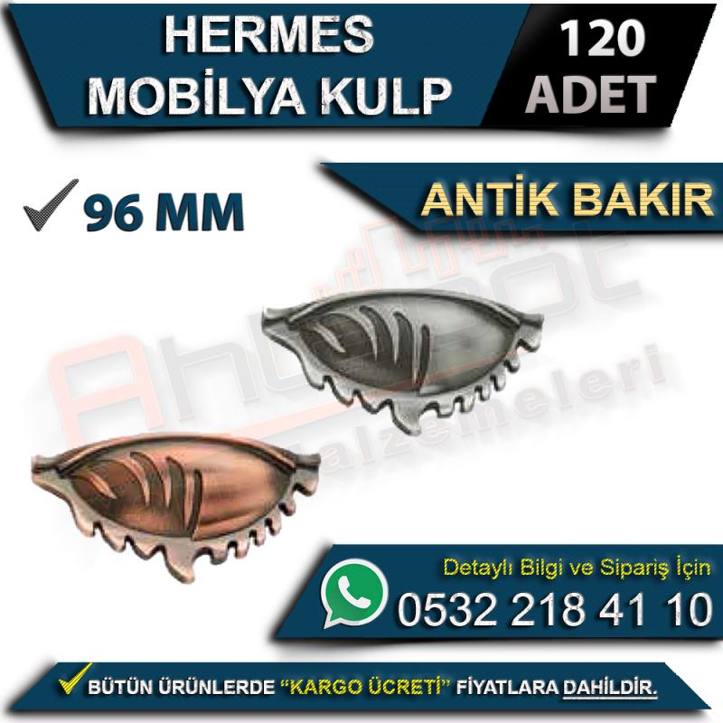 Hermes Mobilya Kulp 96 Mm Antik Bakır (120 Adet)
