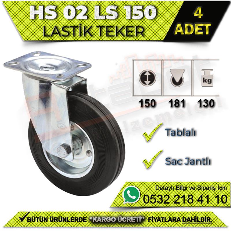 HS 02 LS 150 Tablalı Sac Jantlı Lastik Teker (4 ADET)