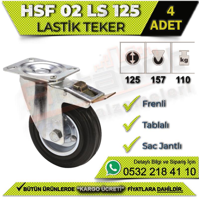 HSF 02 LS 125 Tablalı Sac Jantlı Lastik Teker (4 ADET)