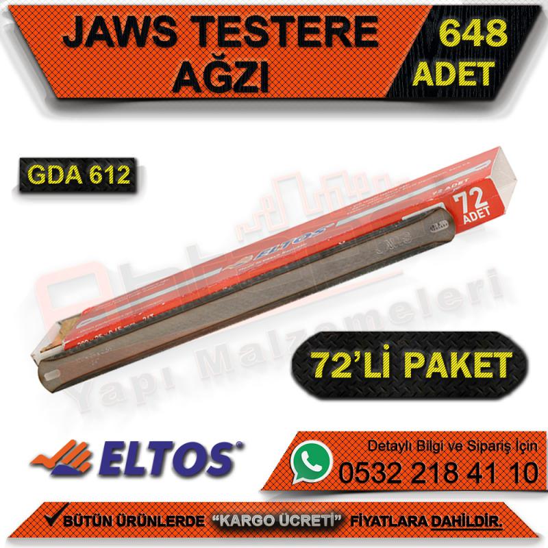 Jaws Gda612 Testere Ağzı 72’Li Paket (648 Adet)