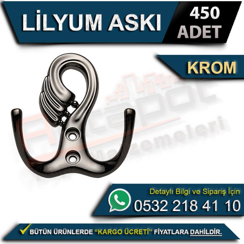 Lilyum Mobilya Askı Krom (450 Adet)