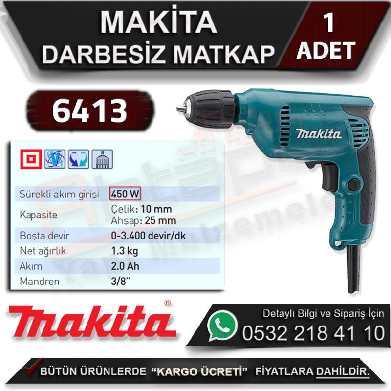 Makita 6413 Darbesiz Matkap