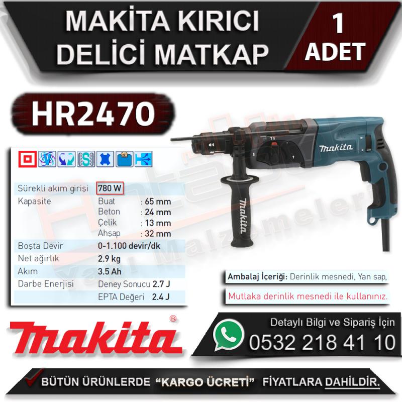 Makita HR2470 Kırıcı Delici Matkap