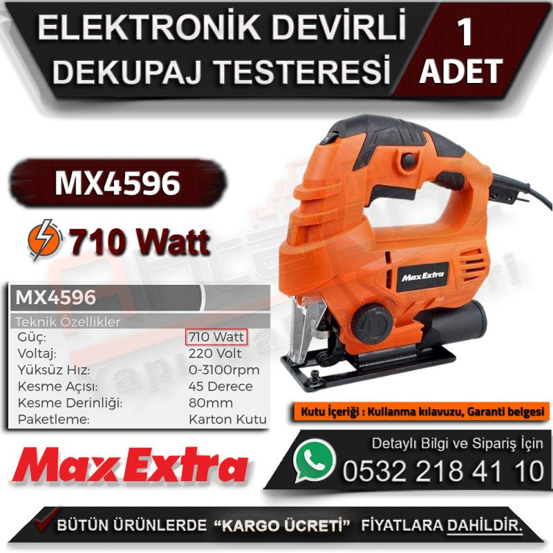 Max Extra MX4596 Elektronik Devirli Dekupaj Testeresi 710 W