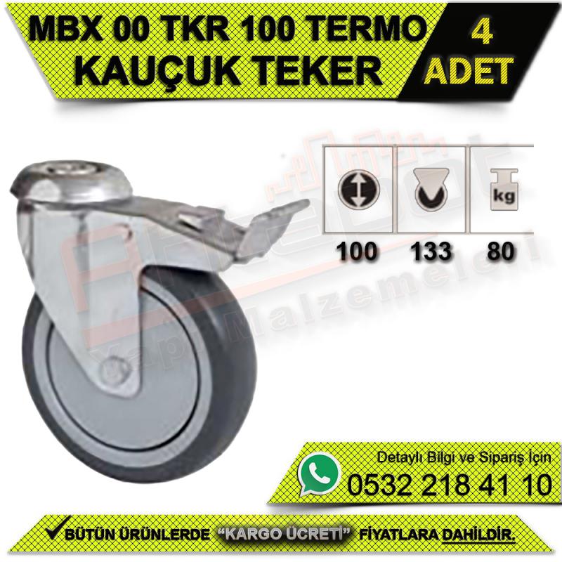 MBX 00 TKR 100 Termo Kauçuk Teker (4 ADET)