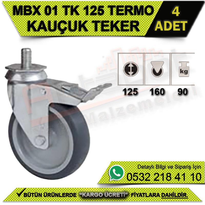 MBX 01 TK 125 Termo Kauçuk Teker (4 ADET)