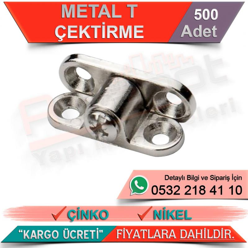 Metal T Çektirme Nikel (500 Adet)
