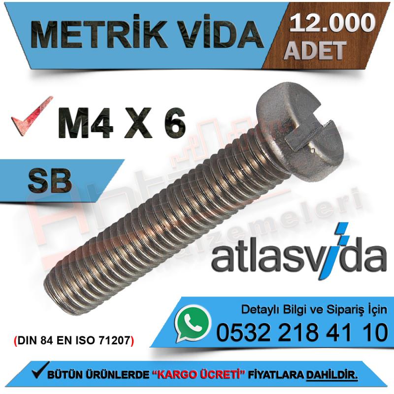 Atlas Metrik Vida Sb M4.0X6.0 Dın-84 (12.000 Adet)