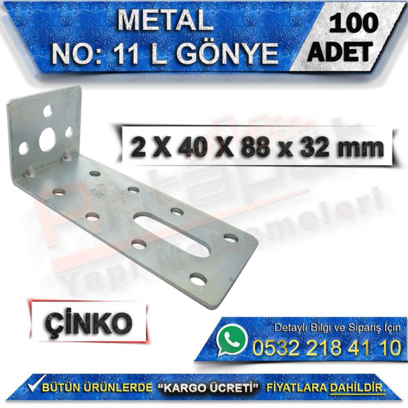 No: 11 L Gönye 2X40X88x32 mm (100 Adet)