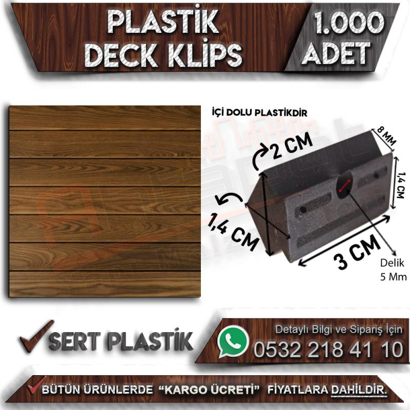 Plastik Deck Klips (1.000 Adet)