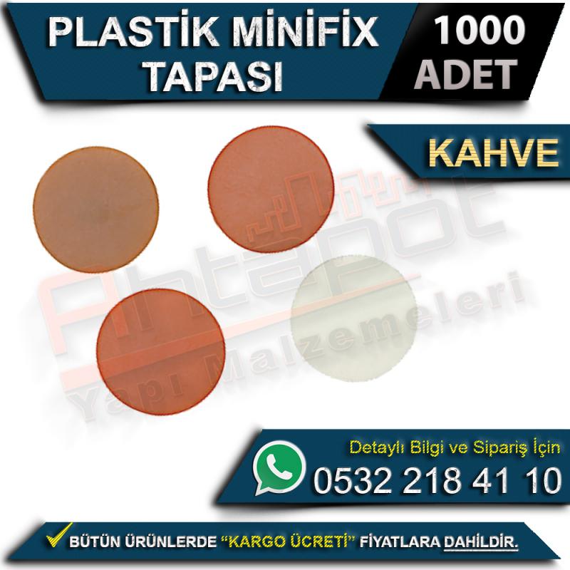 Plastik Minifix Tapası Kahve (1000 Adet)