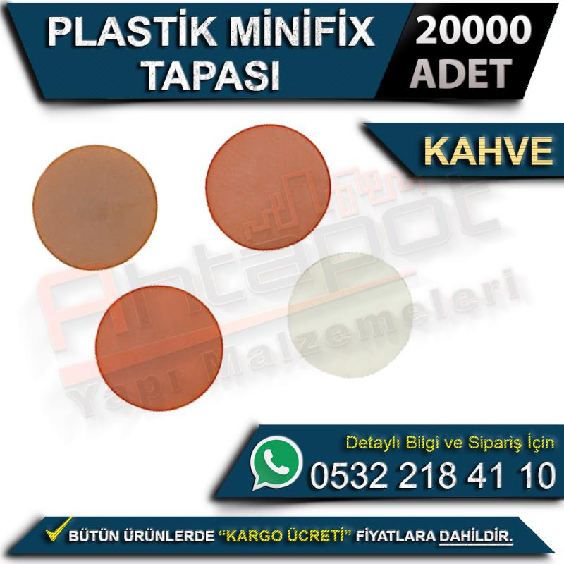 Plastik Minifix Tapası Kahve (20000 Adet)