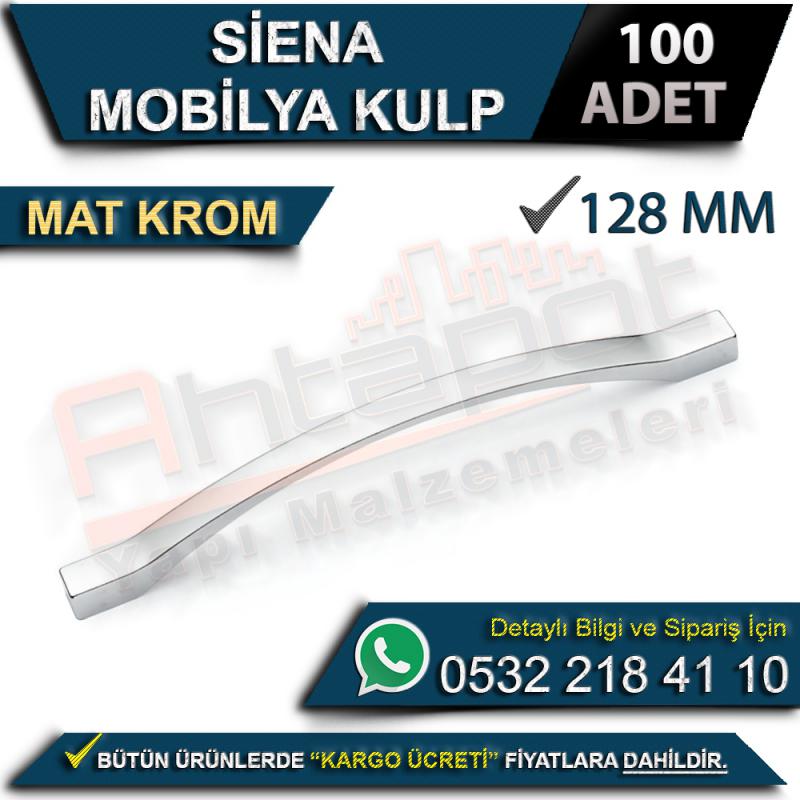 Siena Mobilya Kulp 128 Mm Mat Krom (100 Adet)