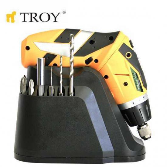 Troy 13012 Li-Ion Akülü Vidalama 10.8V Set