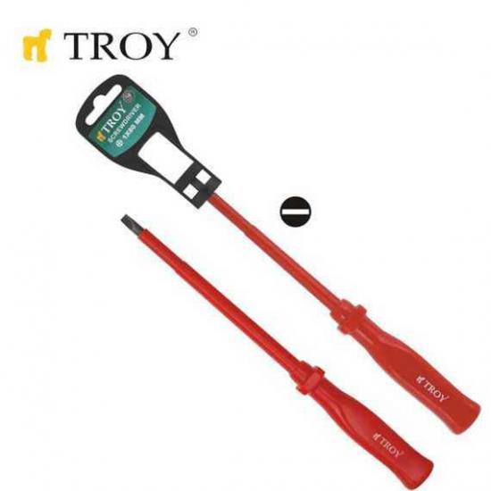 Troy 22123 Düz İzoleli Tornavida (6,5x150 Mm)