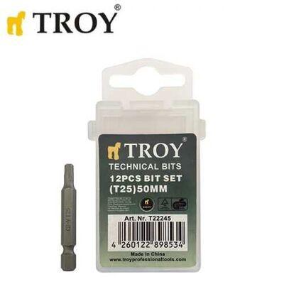 Troy 22245 Torx Bits Uç Seti (T 25x50 Mm)