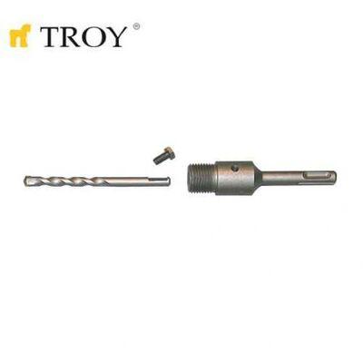 Troy 27457 SDS Plus Adaptör 110 Mm ve Merkezleme Matkap Ucu Seti