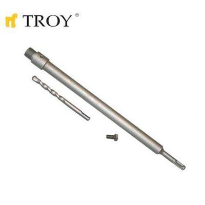 Troy 27458 SDS Plus Adaptör 400 Mm ve Merkezleme Matkap Ucu Seti