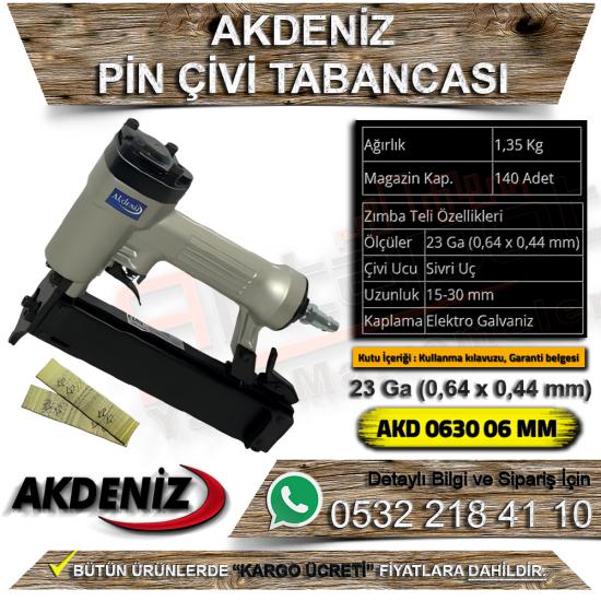 Akdeniz AKD 0630 06 MM Pin Çivi Tabancası
