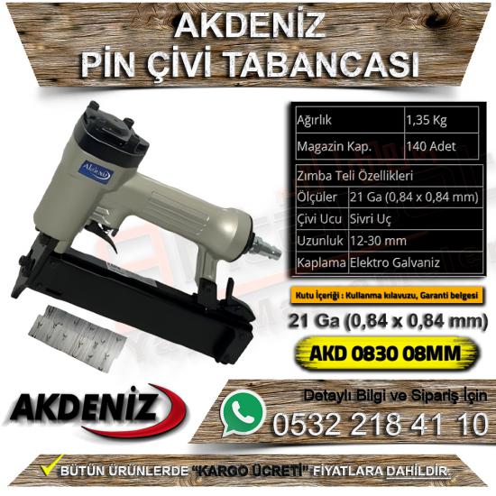 Akdeniz AKD 0830 08MM Pin Çivi Tabancası