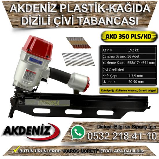 Akdeniz AKD 350 PLS/KD Plastik-Kağıda Dizili Çivi Tabancası